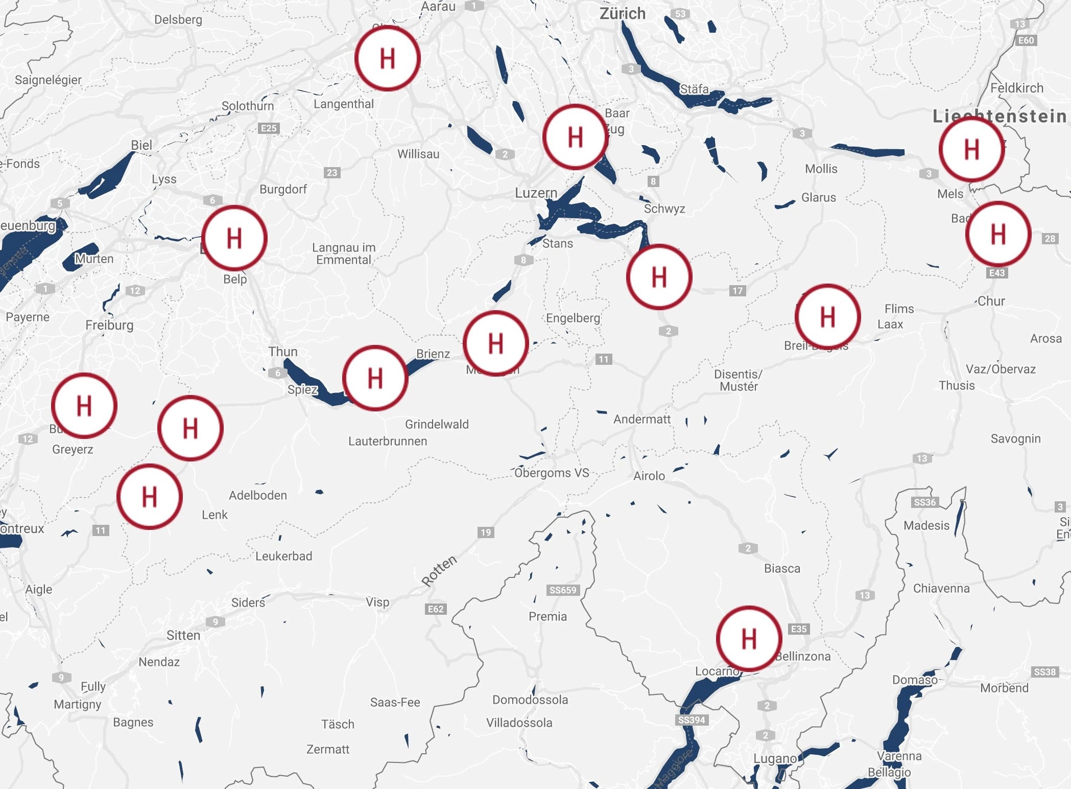 Screenshot von Google Maps